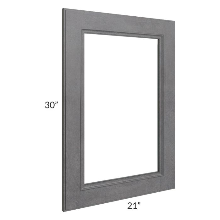 Stone Grey 21x30 Glass Door