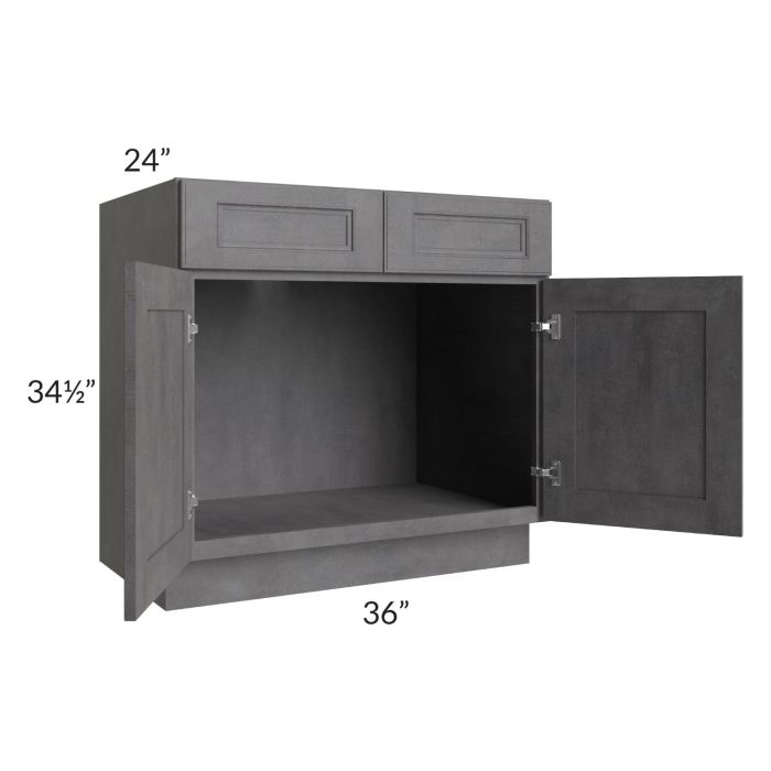 Stone Grey 36" Sink Base