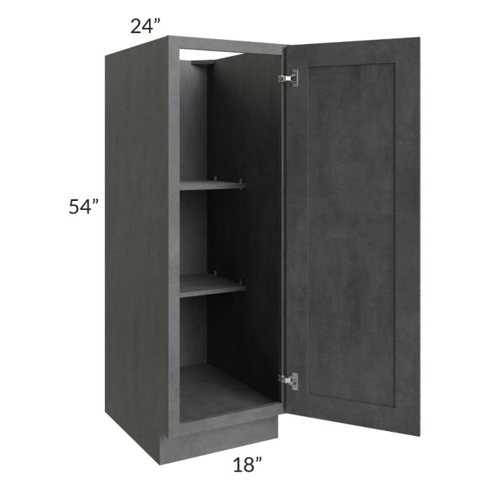 Stone Grey 18x54 Split Pantry Base Cabinet