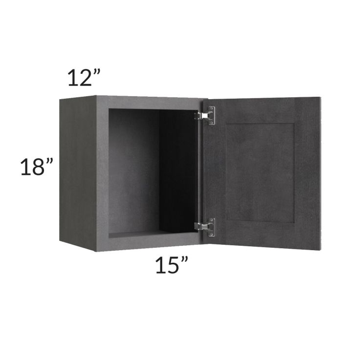 Stone Grey 15x18 Wall Cabinet