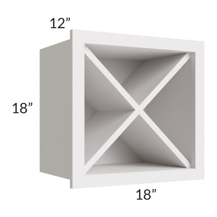 Tuscan Cloud 18x18 Wine Rack Cabinet