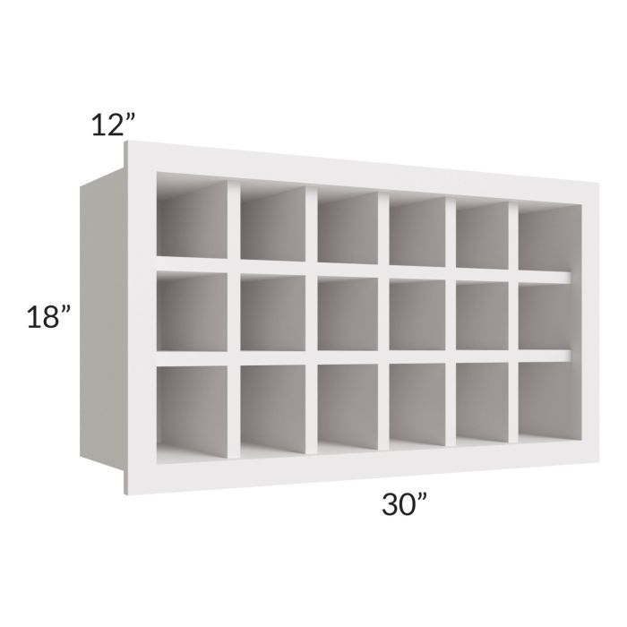 Vienna Cloud 30x18 Wine Rack Cabinet