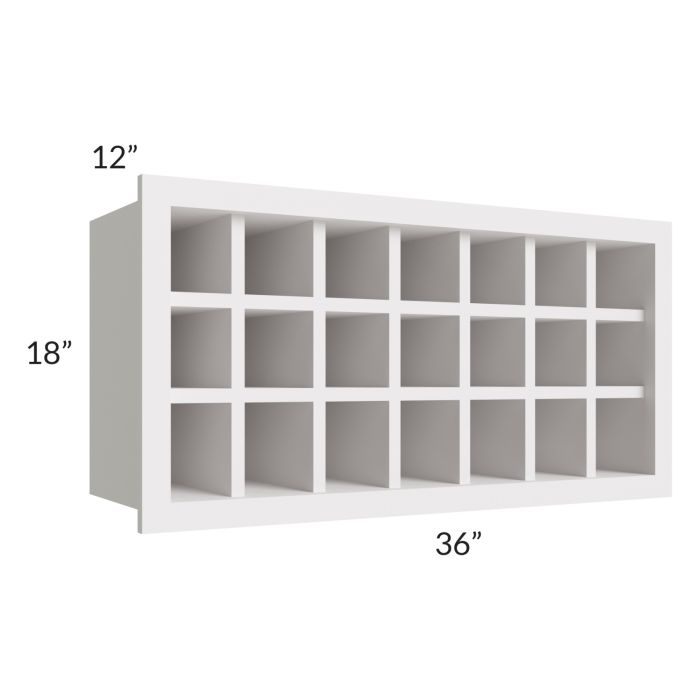 Tuscan Cloud 36x18 Wine Rack Cabinet