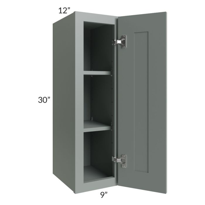 Woodland Green Shaker 24" 2-Drawer Base Cabinet