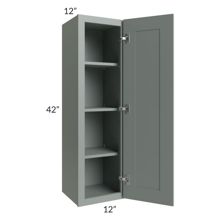 Woodland Green Shaker 24" 2-Drawer Base Cabinet