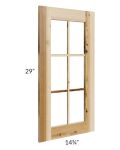 Prairie Shaker 15x30 Mullion Door (cabinet not included) - Out of stock through mid April