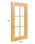 Royal Oak 15x30 Mullion Door (cabinet not included)