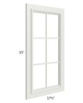Wellfleet Linen 18x36 Mullion Door (cabinet not included) - Out of stock through April