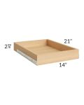 Portland White 18" Roll Out Tray with a Dovetailed Drawer Box