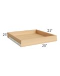 Providence Natural Grey 24" Roll Out Tray with a Dovetailed Drawer Box