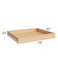 Portland Navy Blue 27" Roll Out Tray with a Dovetailed Drawer Box