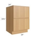 Portland Sand 24" 2-Drawer Base Cabinet