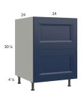 Harbor Navy 24" 2-Drawer Base Cabinet