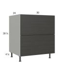 Euro Cafe 30" 2-Drawer Base Cabinet