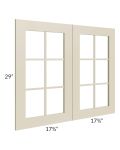 Stratton Khaki Shaker 36x30 Mullion Door (cabinet not included)