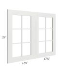 Palisades White 36x30 Mullion Door (cabinet not included) - Out of stock through mid April