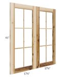 Prairie Shaker 36x42 Mullion Door (cabinet not included) - Out of stock through mid April