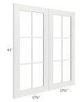 Palisades White 36x42 Mullion Door (cabinet not included) - Out of stock through mid April