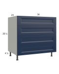 Harbor Navy 36" 4-Drawer Base Cabinet