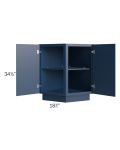 Portland Navy Blue 24" Angle Base Cabinet 