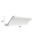 Brighton White Shaker 96" Cove Crown Molding