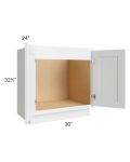Stratus White ADA 30" Sink Base Cabinet