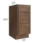 Gramercy Coffee ADA 15" Vanity Drawer Base Cabinet