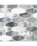 Ankara 6mm Hexagonal Mosaic Tile