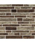 Antico Pewter Interlocking Pattern 8mm Mosaic Tile Sample
