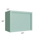 Midtown Mint Green Shaker Straight Appliance Garage