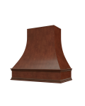 Cambridge Saddle Glaze Asheville Smooth Curved Hood with Classic Molding