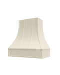 Linen Shaker Asheville Strapped Curved Hood with Block Molding