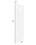 Pearl White 24x96 Refrigerator End Panel
