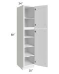 Pearl White 18x84 Utility Cabinet
