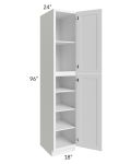 Pearl White 18x96 Utility Cabinet