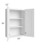 Pearl White 24x36 Wall Cabinet