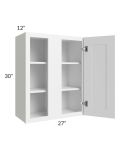Pearl White 27x30 Blind Corner Wall Cabinet
