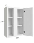 Pearl White 27x36 Blind Corner Wall Cabinet