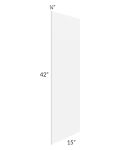Pearl White 15x42 Wall Skin