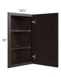 Brazilian Shaker 12x30 Angle Wall Cabinet