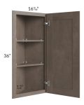 Providence Natural Grey 12x36 Angle Wall Cabinet
