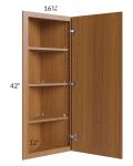 Portland Walnut 12x42 Angle Wall Cabinet
