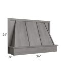 Providence Slate Grey 36" Wood Range Hood