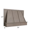 Providence Natural Grey 36" Wood Range Hood