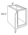 9" Full Height Door Base Cabinet