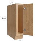 Tuscan Timber 9" Full Height Door Base Cabinet