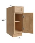 Tuscan Timber 12" Base Cabinet