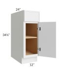 Township White 12" Base Cabinet