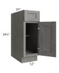 Providence Slate Grey 12" Base Cabinet 