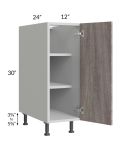 Milan Hazel 12" Full Height Door Base Cabinet